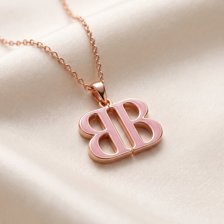 Monogram necklace